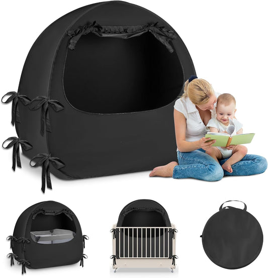 YAVIL Blackout Travel Crib: Blocks 70% Light