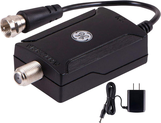 GE Indoor HD Antenna Signal Booster - Clear Pixelated Channels