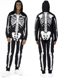 Morph Skeleton Costume Men Adult Skeleton Jumpsuit - Comfortable Fit