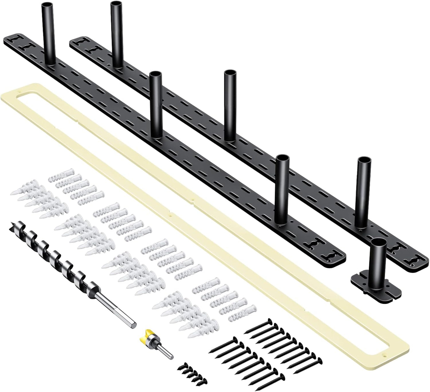 Heavy Duty Floating Shelf Hardware for Invisible Wall Mounting
