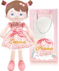 Personalized Soft Baby Doll Toy 16in - Keepsake, First Birthday Gift
