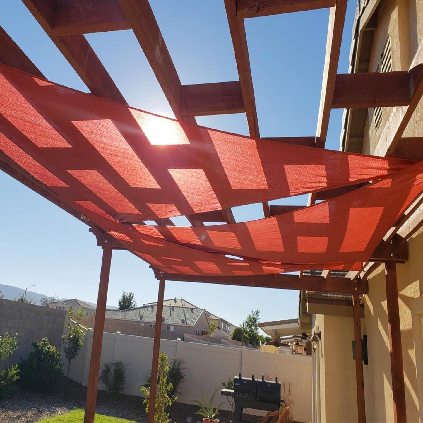Cool Area Sun Shade Sail Right Triangle for Outdoor Spaces