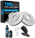 TRQ Complete Brake Pad and Rotor Package for Ford Mustang 2005-2010