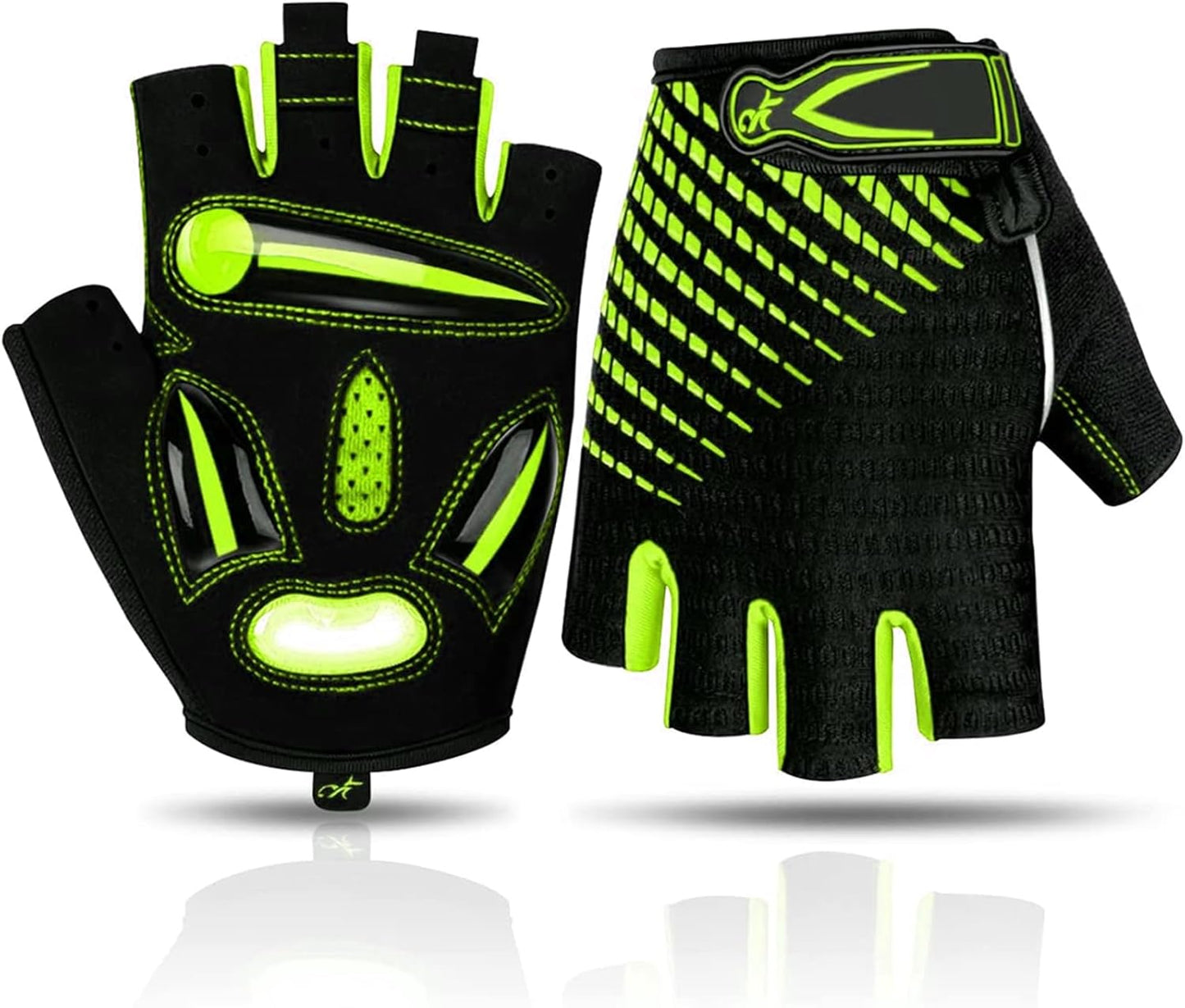 BikingMoreOK Gel-Padded Cycling Gloves