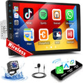 9 in Single Din Wireless CarPlay Android Auto Car Stereo
