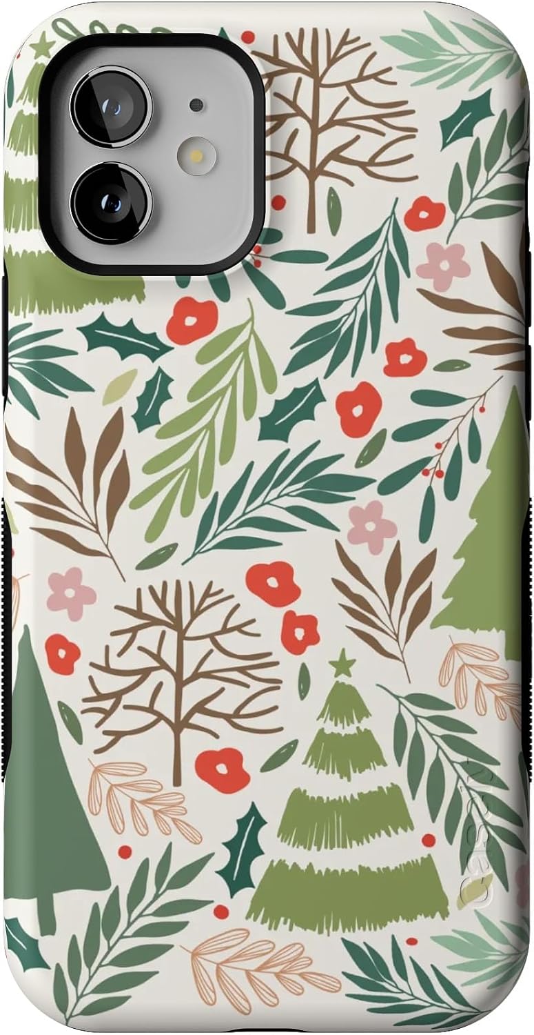 Casely iPhone 12/12 Pro Case - Under The Mistletoe Design
