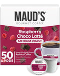 Raspberry Chocolate Flavored Coffee Pods 50 ct - Medium Roast