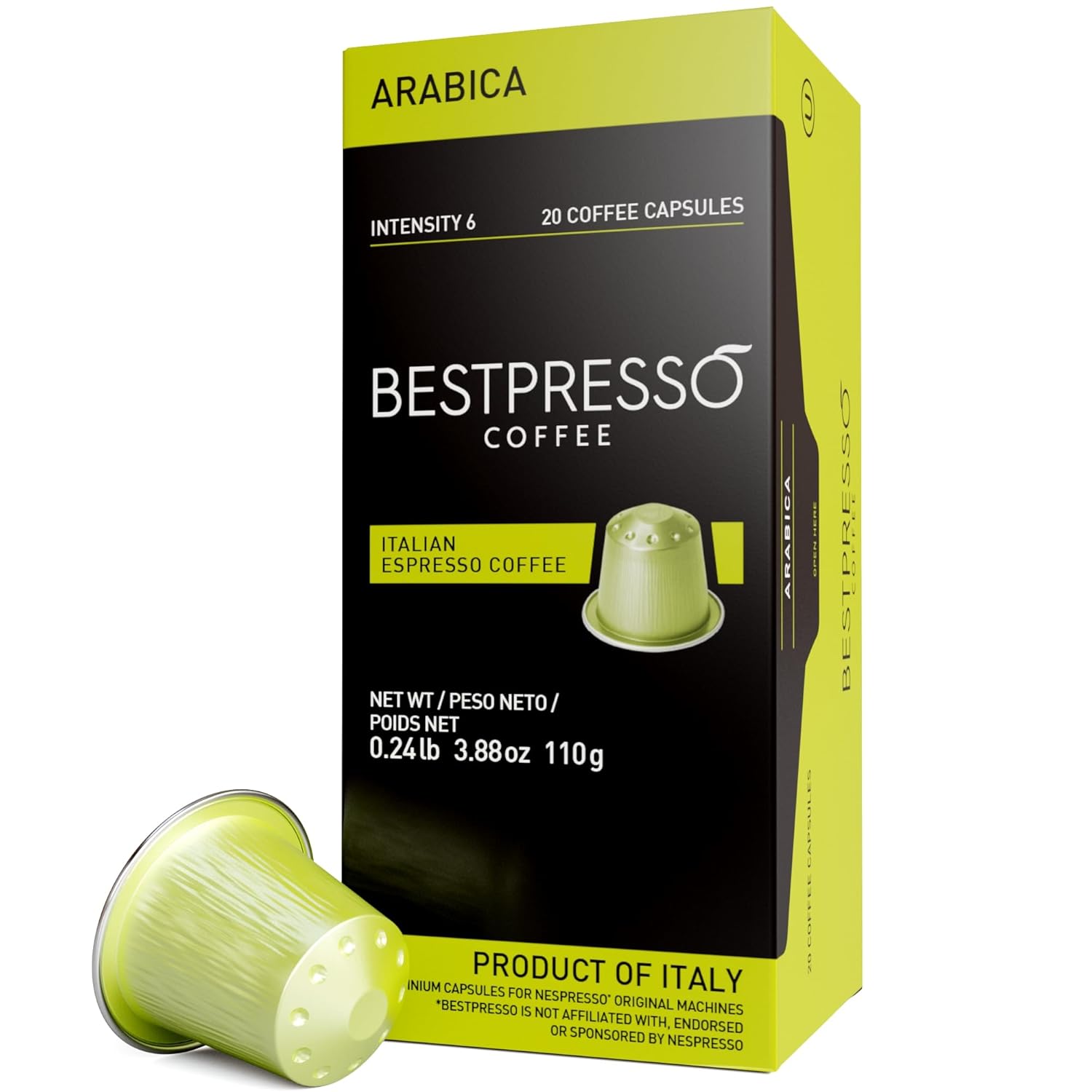 Bestpresso Coffee Pods for Nespresso Original Machines - 120 Count