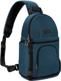 Camera Sling Bag with Tripod Holder - Fits DSLR with 3 Lenses