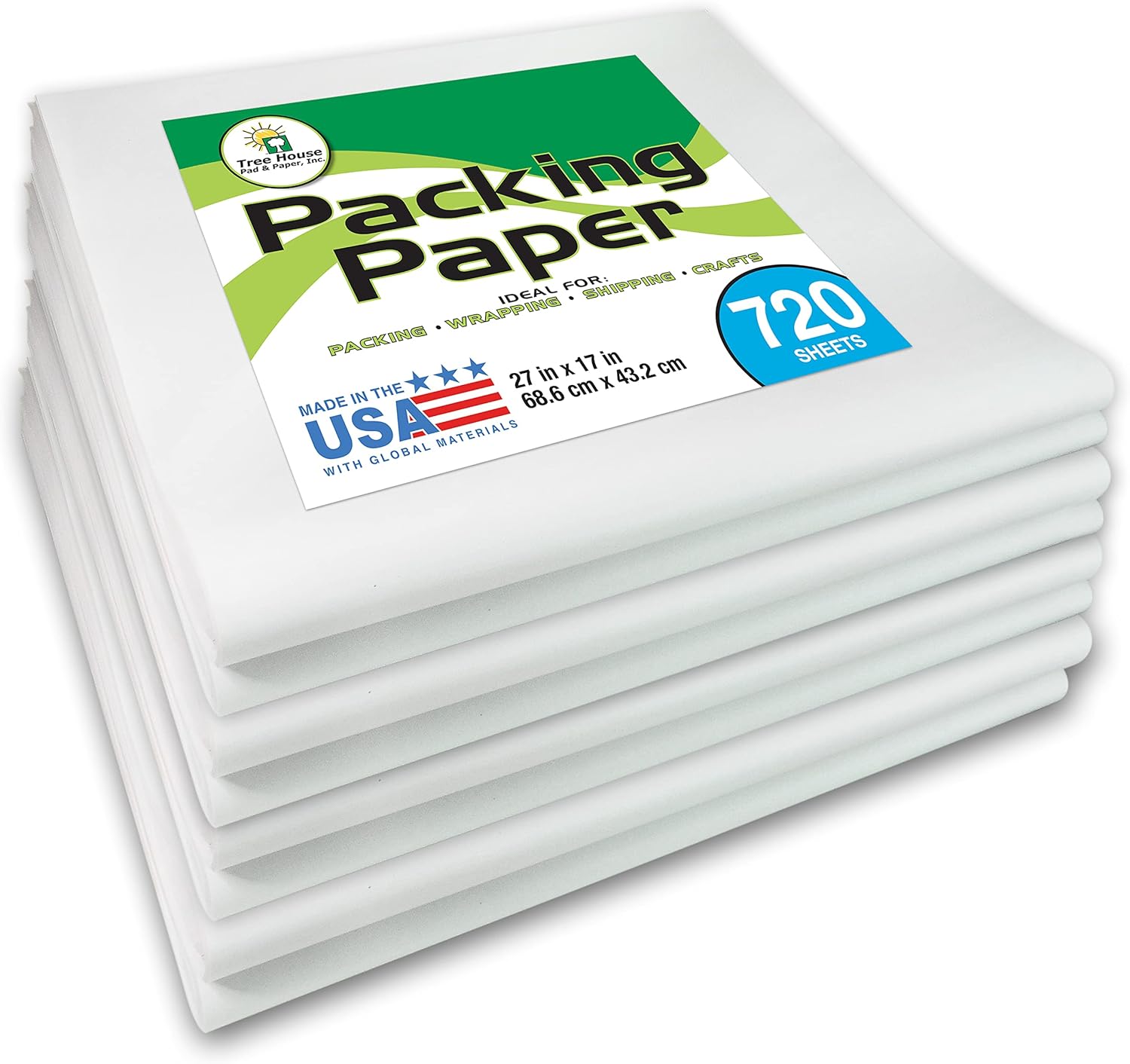Packing Paper Sheets for Moving - 720 Eco-Friendly Sheets