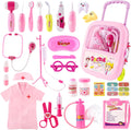 Doctor Kit for Kids Pretend Playset for Toddlers 3-5 - Real