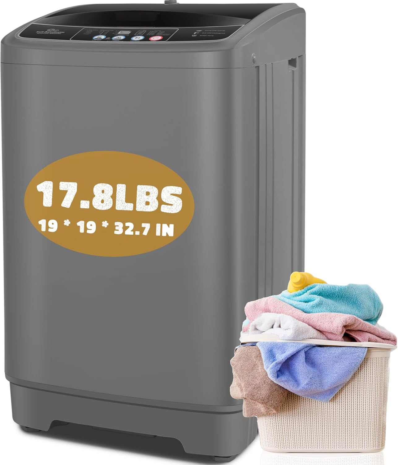 Nictemaw Portable Washer/Dryer Combo: Compact & Efficient!