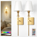 Battery Operated Wall Sconce Set of 2 for Stylish Lighting