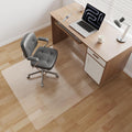 Two-Sided Usable 60 x 75 Hard Floor Chair Mat for Office - Clear