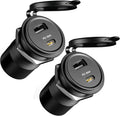 Acegoo 83W 12V USB Outlet PD 65W Type-C QC3.0 USB-A Dual Port - Fast