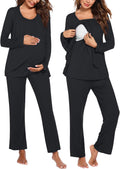 Ekouaer Nursing Sleepwear Set for Maternity Comfort and Style