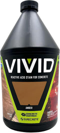 Vivid Acid Stain for Concrete - Amber 1-Gallon CC Coatings