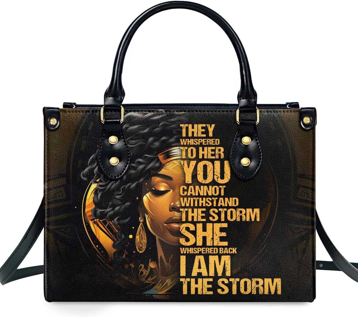 Sistabag Leather Handbag for Black Women - Large Tote Bag