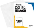 Poster Board White Poster Paper 11x14 100 Pack - Classroom Value