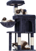 Hey-brother Cat Tree Tower 44.9 in - Cozy Condo and Scratching Posts