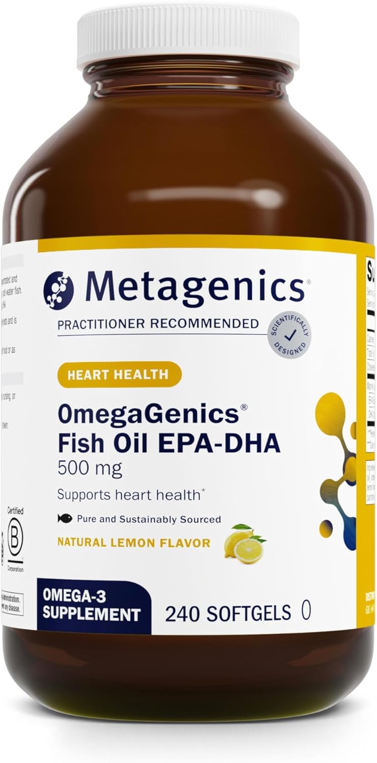 Metagenics OmegaGenics EPA-DHA 500 High Potency Fish Oil