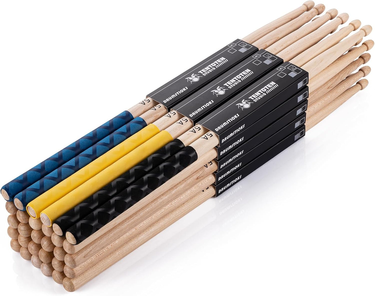 TENTOTEN Classic 5A Drumsticks for Adults and Kids Drumming