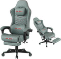 Gaming Chair 400lb Capacity Ergonomic Recliner - Green