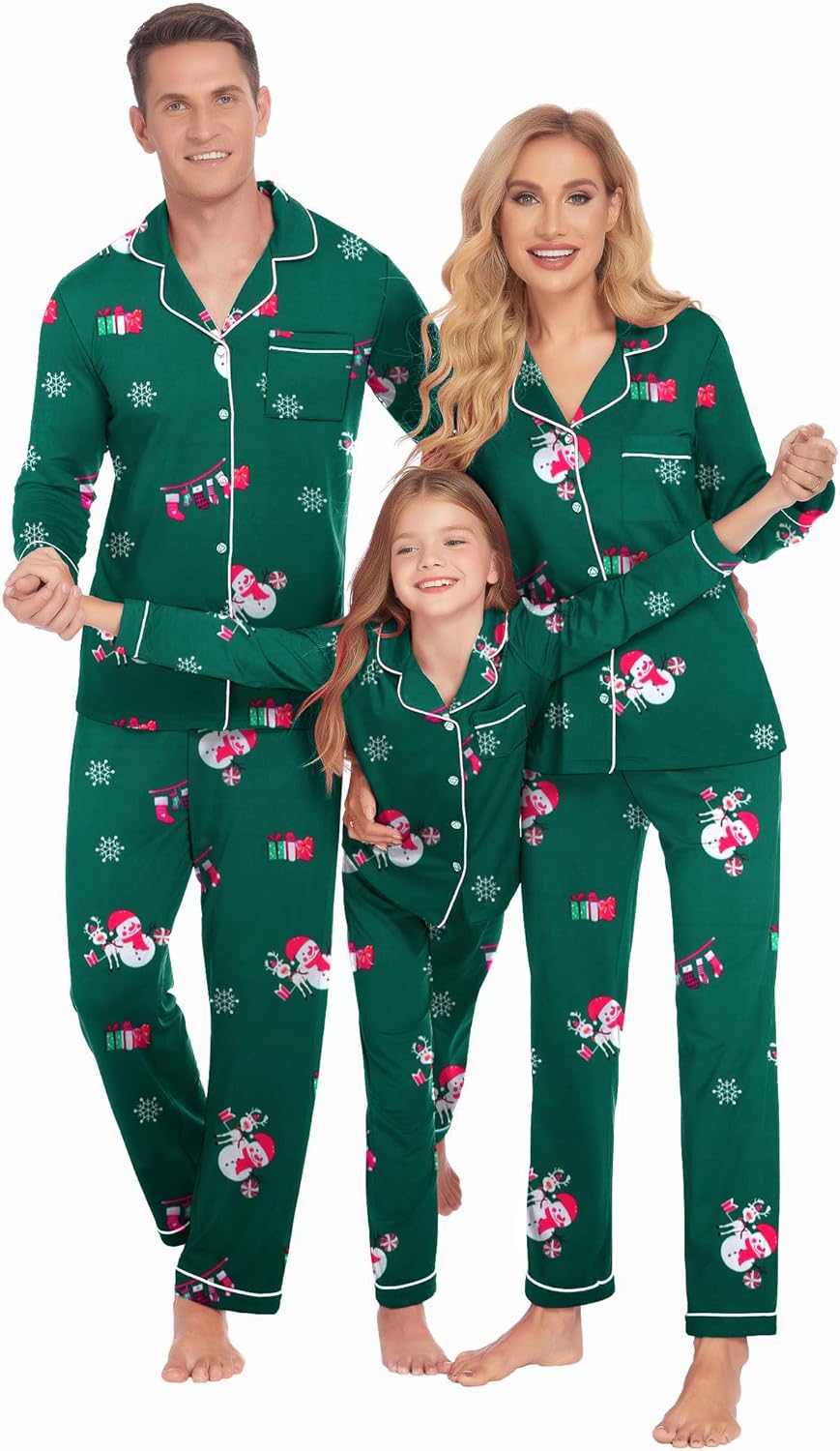 Ekouaer Christmas Family Matching Pajamas for Holiday Fun