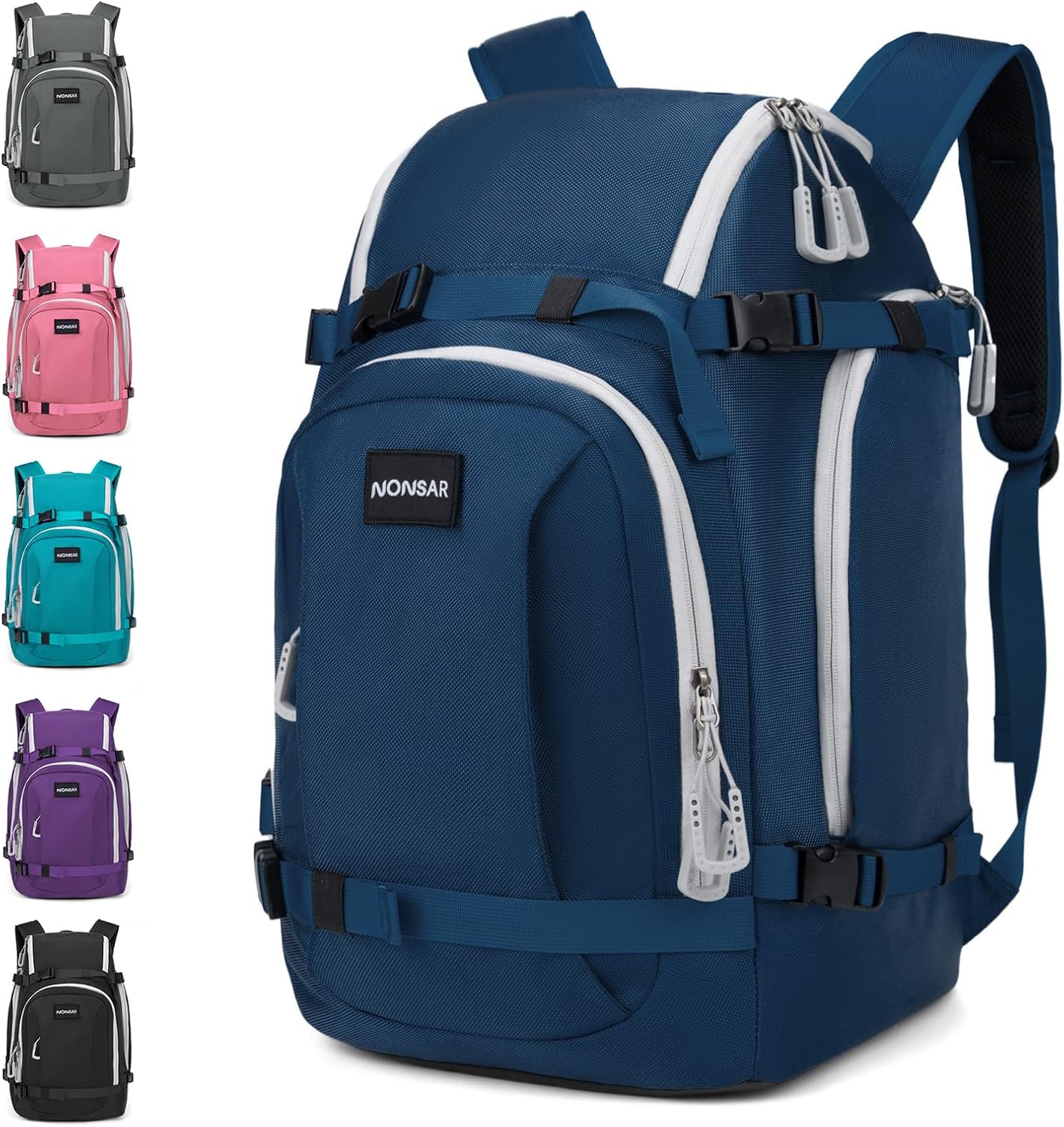NONSAR 50L Waterproof Ski Boot Bag - Organize Gear Easily