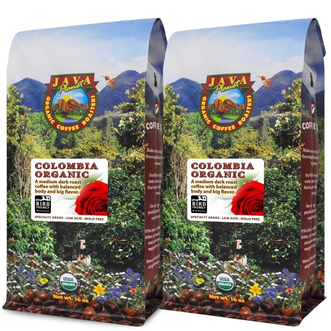 Low Acid Organic Coffee Whole Bean by Java Planet - Smooth Flavor