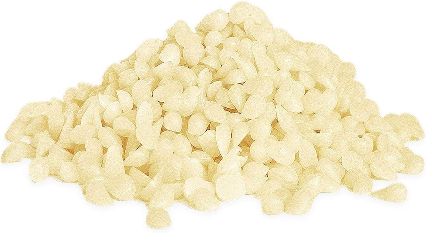 100% Pure White Beeswax Pellets for DIY Skin and Hair Care