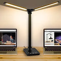 Adjustable Foldable Desk Lamp for Home Office - Double Swing Arm LED