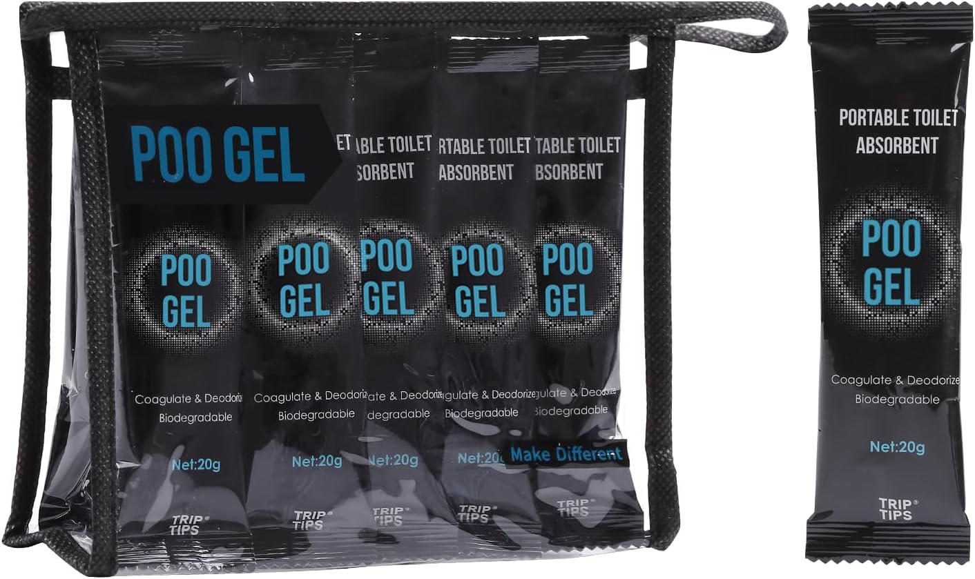 TRIPTIPS Eco Gel: Super Absorbent Toilet Chemicals