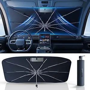 DesertWest Car Windshield Sun Shade Umbrella for Ultimate Protection