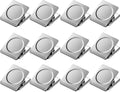 Magnetic Clips 1.5 in 12 Pack - Heavy Duty Magnet Clips for Fridge