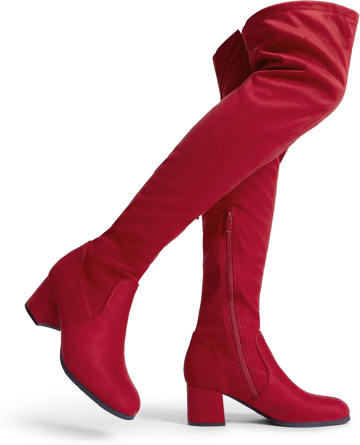 DREAM PAIRS Women's Laurence Over The Knee Thigh High Boots