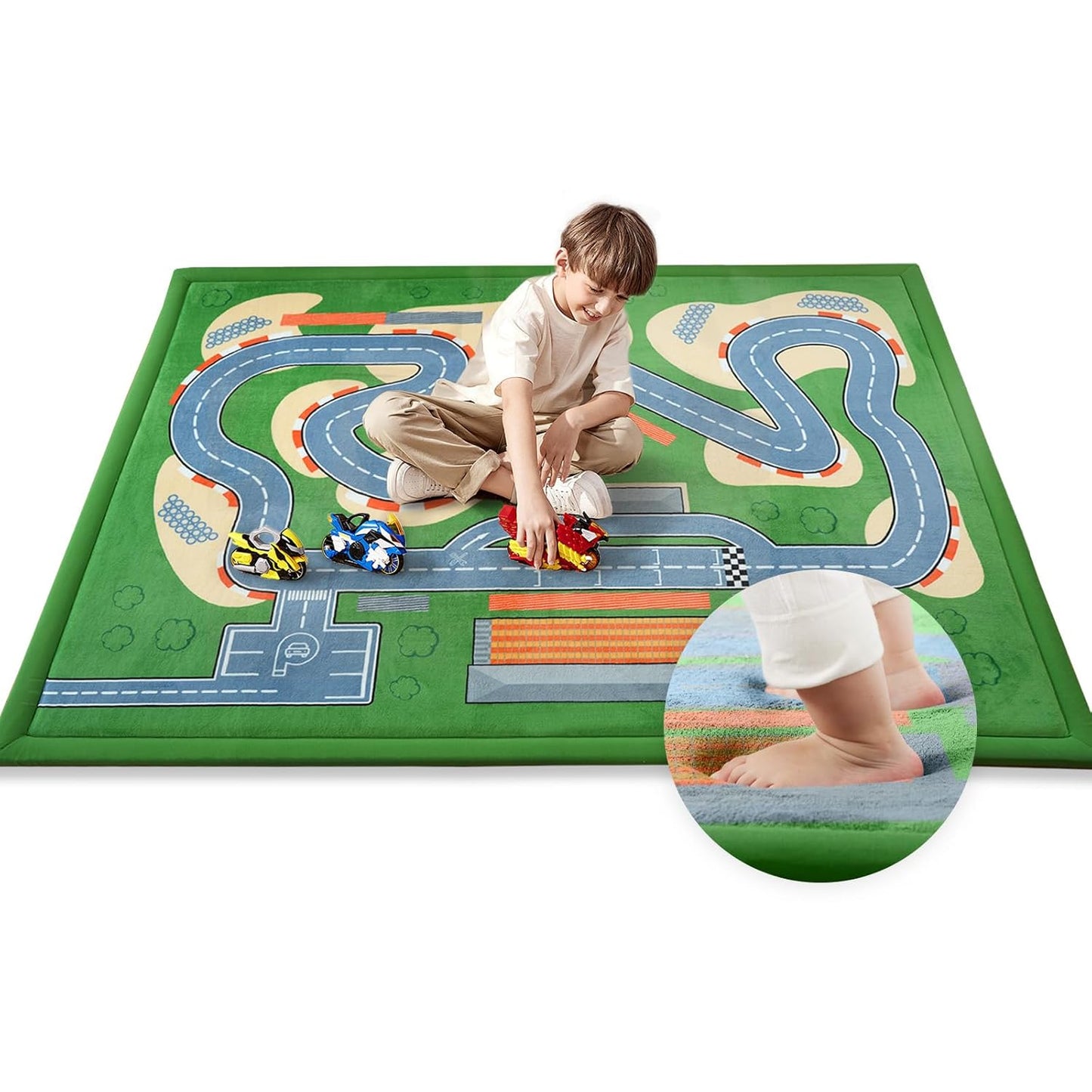 1.3 Thick Educational Baby Floor Play Mat for Safe Playtime