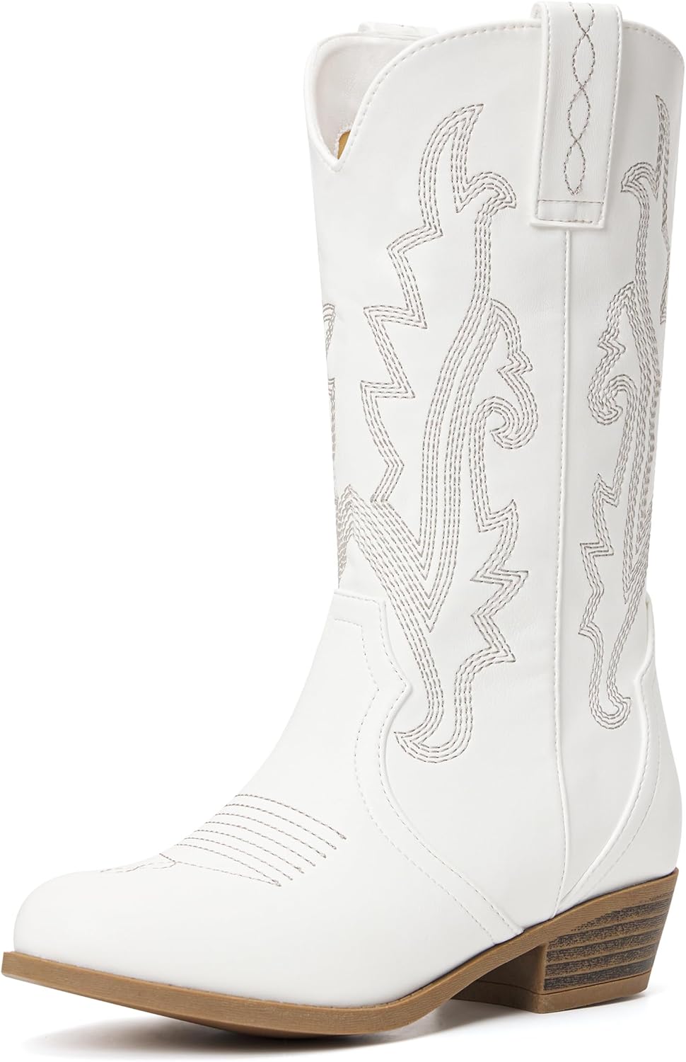 Girls Kids Western Boots with Embroidery for Stylish Cowgirls