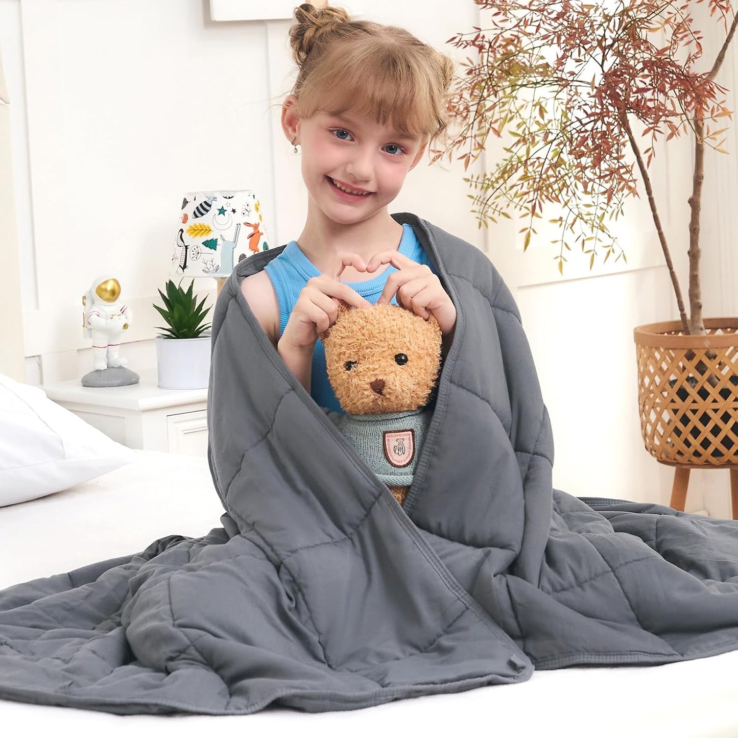 Weighted Blanket for Kids - Cooling and Breathable Comfort