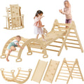 Foldable 7-in-1 Pikler Triangle Set - Indoor Jungle Gym for Toddlers