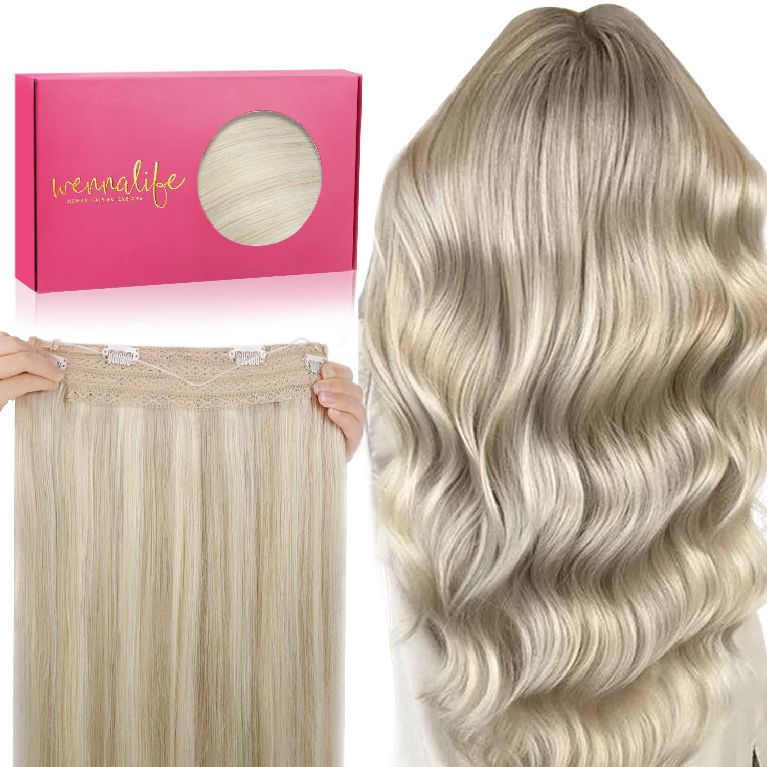 WENNALIFE Wire Hair Extensions for Natural Volume & Length
