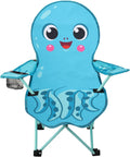 KABOER Kids Outdoor Folding Lawn Chair with Cup Holder