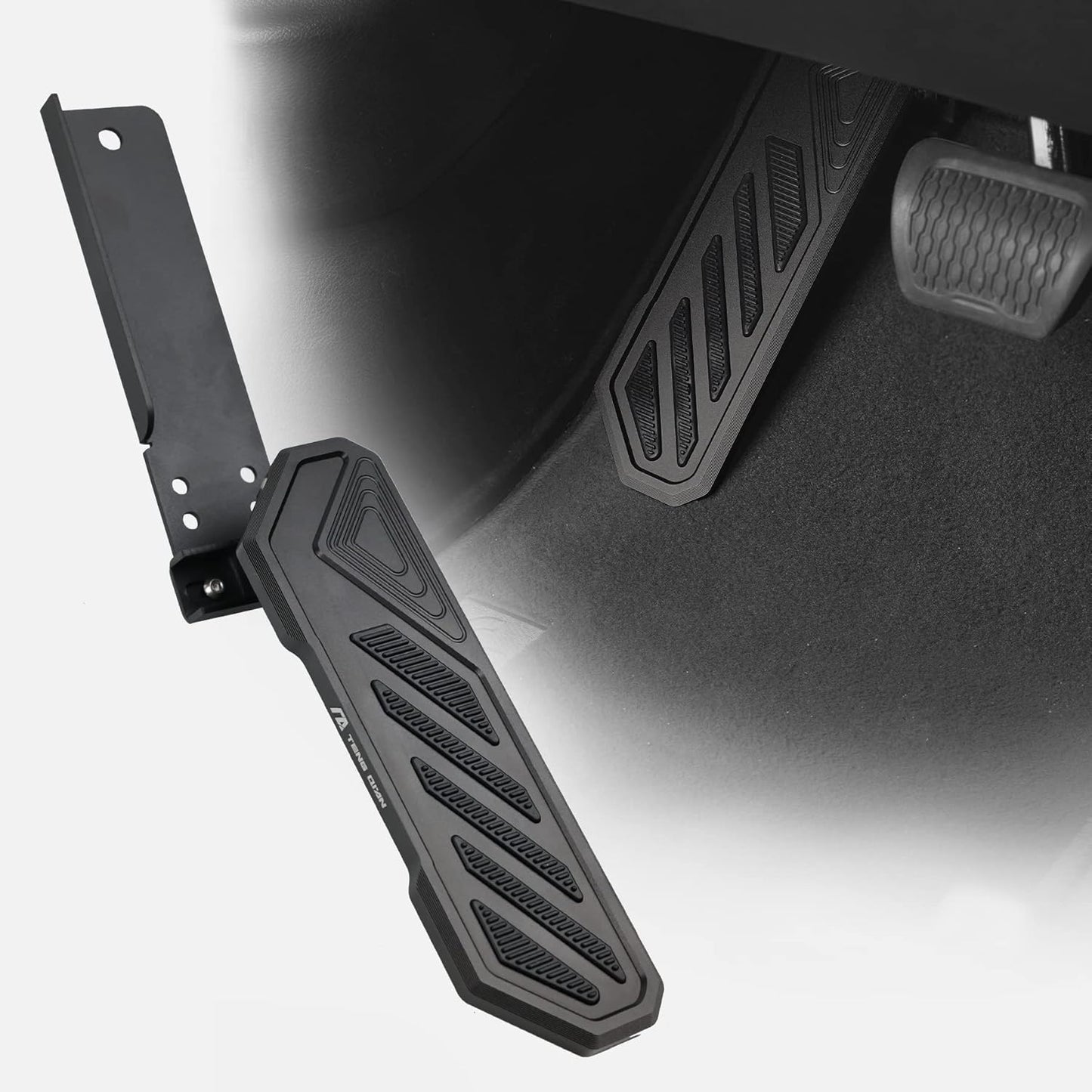 Dead Pedal Driver Foot Rest Pad for Jeep Wrangler JL JLU 4XE