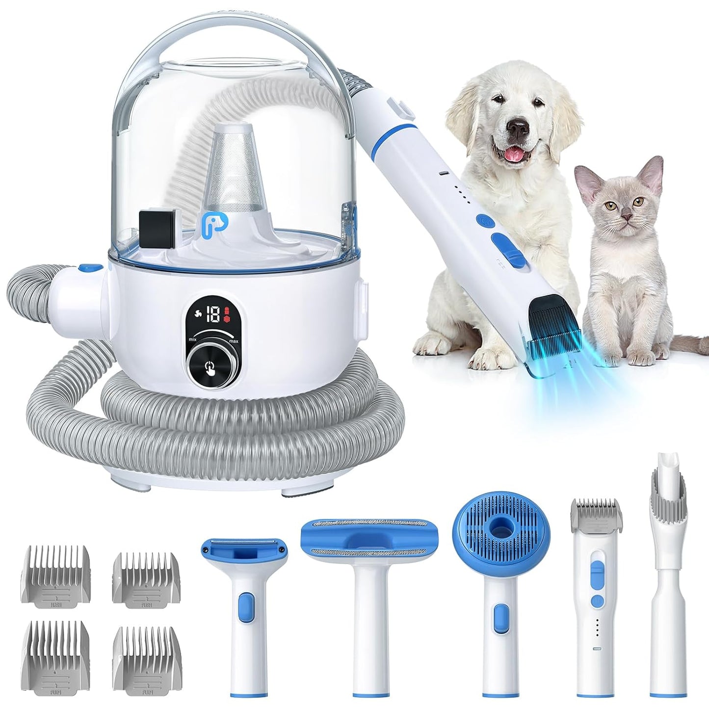 15Kpa Super Suction Pet Grooming Kit by AsyPets