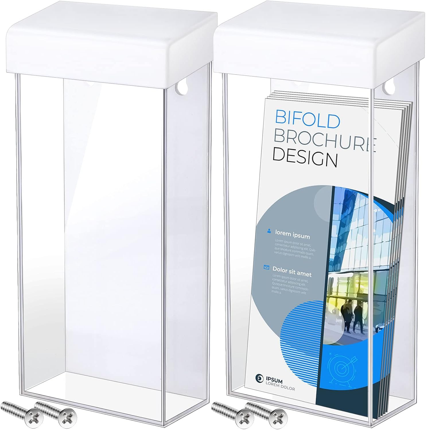 Remerry Acrylic Outdoor Brochure Holder for Pamphlet Display