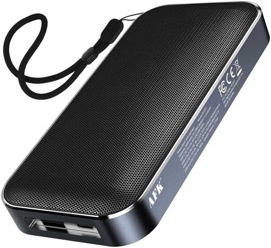 AFK Portable Charger with Bluetooth Speaker for Travel Needs