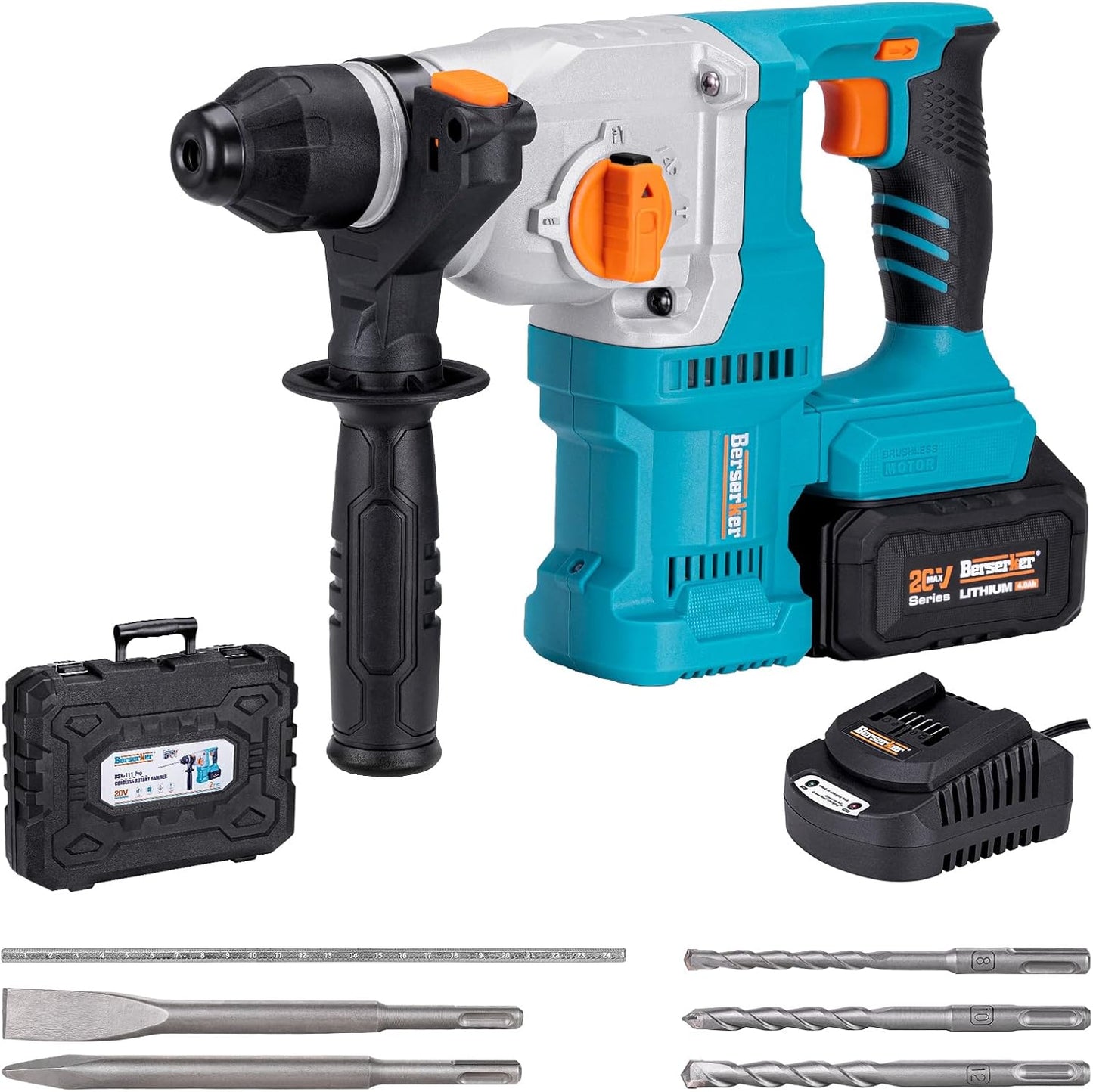 Berserker 20V Cordless Rotary Hammer Drill with Brushless Motor