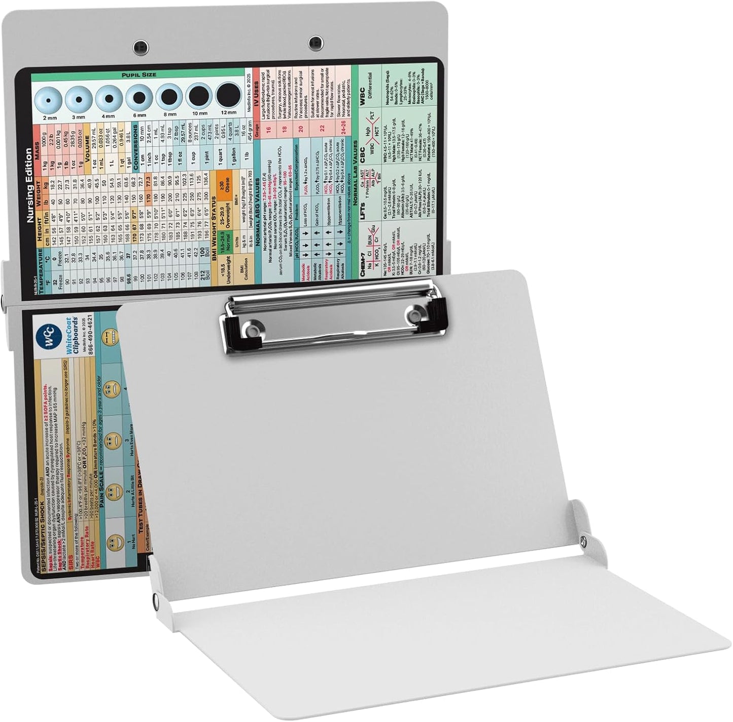 Whitecoat Clipboard White - Nursing Edition for Professionals