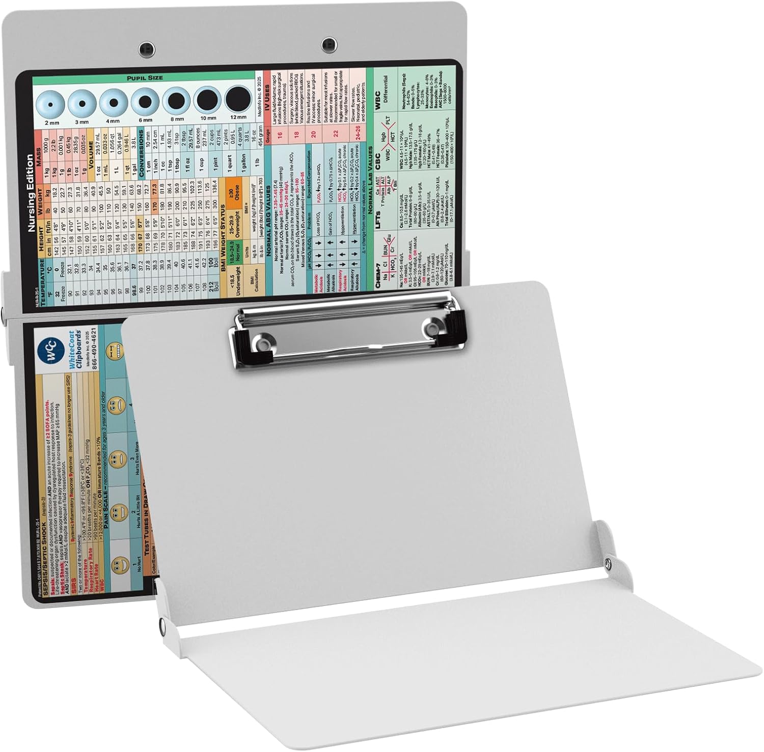 Whitecoat Clipboard White - Nursing Edition for Professionals