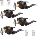 Entrance Lever Door Handle 4 Pack Oil Rubbed Bronze - Keyed Alike Set